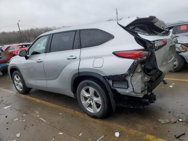 TOYOTA HIGHLANDER 2021 silver  gas 5TDCZRAH2MS534888 photo #3