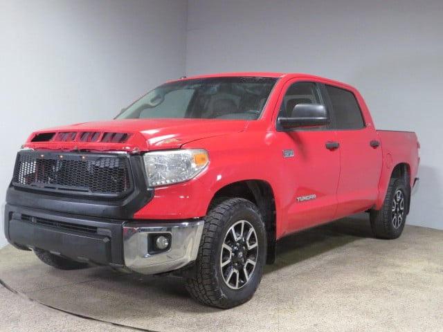 TOYOTA TUNDRA CRE 2014 red  gas 5TFEY5F16EX155291 photo #3