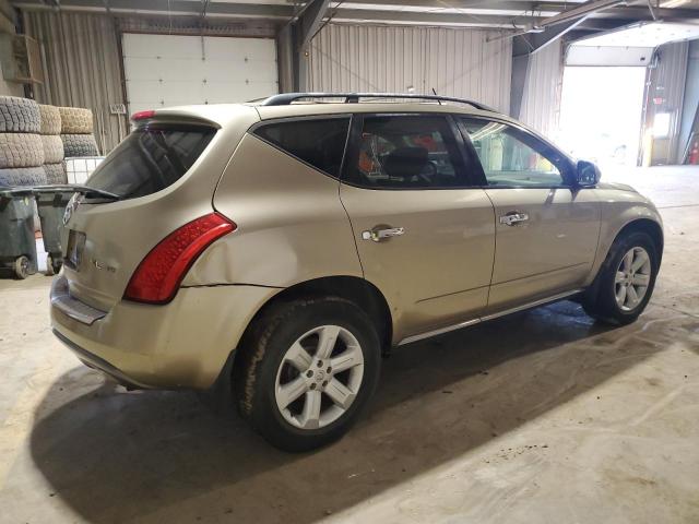 NISSAN MURANO SL 2006 beige  gas JN8AZ08W16W525372 photo #4