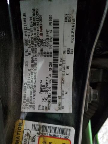 2017 FORD FOCUS RS WF0DP3TH5H4120202