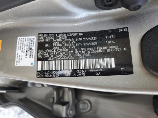 2019 LEXUS LX 570 JTJHY7AX5K4286470