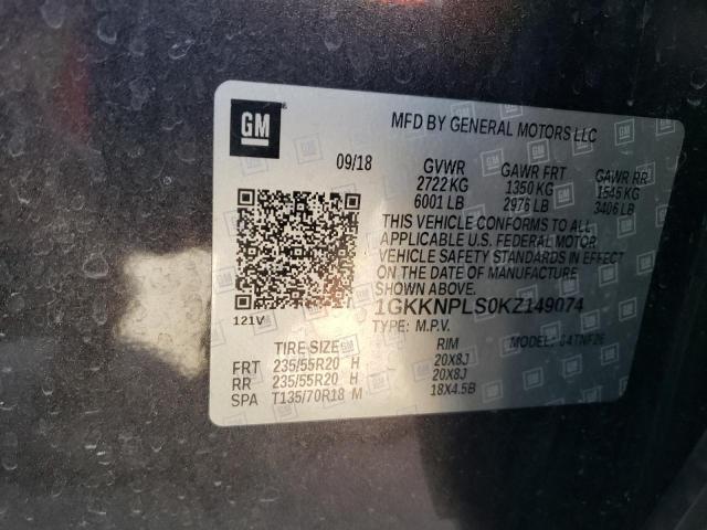 2019 GMC ACADIA DEN - 1GKKNPLS0KZ149074