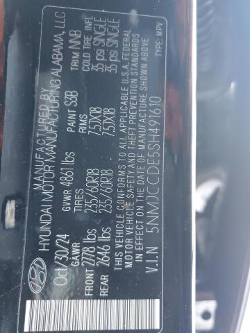 2025 HYUNDAI TUCSON SEL - 5NMJCCDE5SH491610