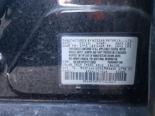 2015 NISSAN SENTRA S - 3N1AB7AP3FY313869
