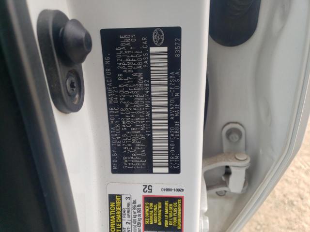 2021 TOYOTA CAMRY SE - 4T1T11AK1MU574682