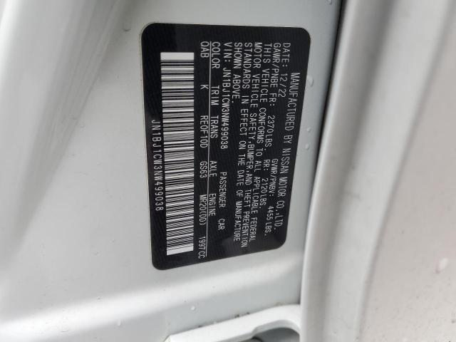 2022 NISSAN ROGUE SPOR JN1BJ1CW3NW499038