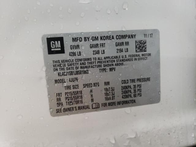 2018 BUICK ENCORE SPO - KL4CJ1SB1JB581863