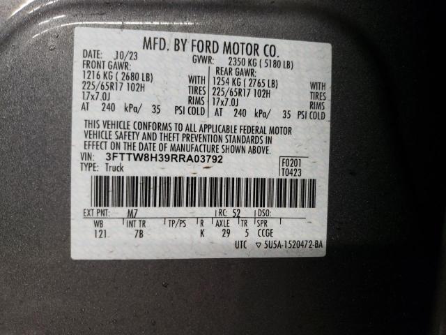 2024 FORD MAVERICK X - 3FTTW8H39RRA03792