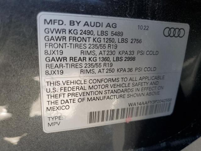 2023 AUDI Q5 SPORTBA WA14AAFY3P2042558