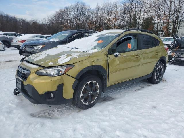 SUBARU CROSSTREK 2021 green  gas JF2GTACC0MG291776 photo #1