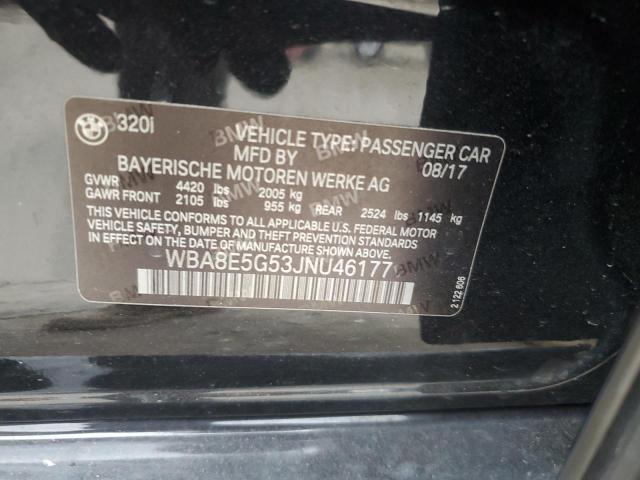 2018 BMW 320 XI WBA8E5G53JNU46177
