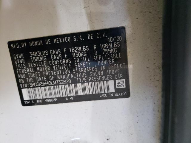 2020 HONDA FIT LX - 3HGGK5H40LM732628