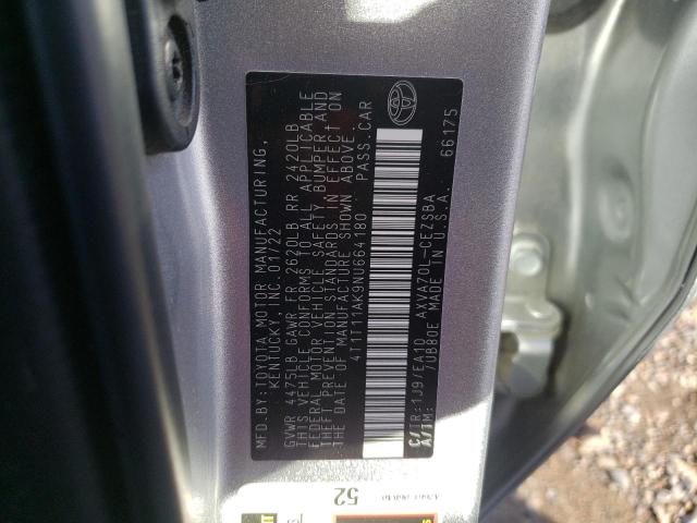 2022 TOYOTA CAMRY SE - 4T1T11AK9NU664180