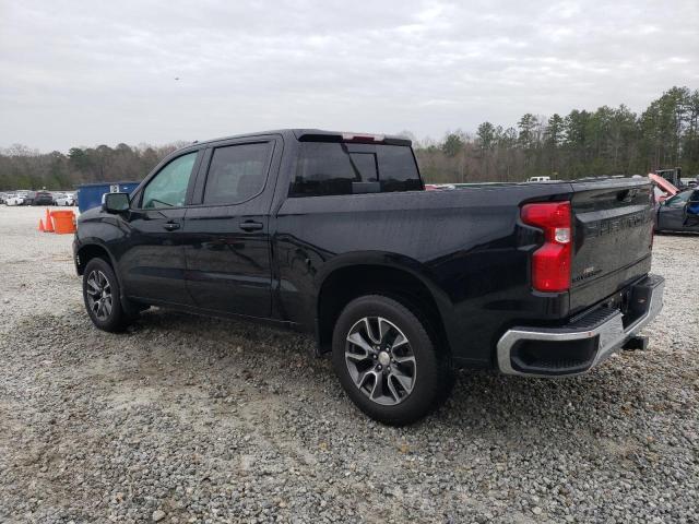 CHEVROLET SILVERADO 2022 black  gas 1GCPACEK1NZ551810 photo #3