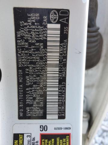 2016 TOYOTA COROLLA L - 2T1BURHE5GC515335