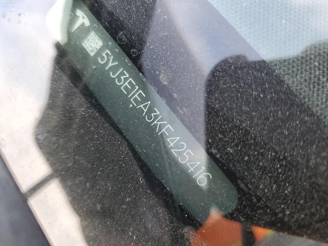 2019 TESLA MODEL 3 - 5YJ3E1EA3KF425416