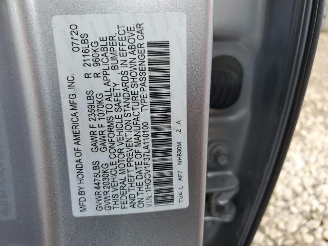 2020 HONDA ACCORD SPO - 1HGCV1F37LA110100