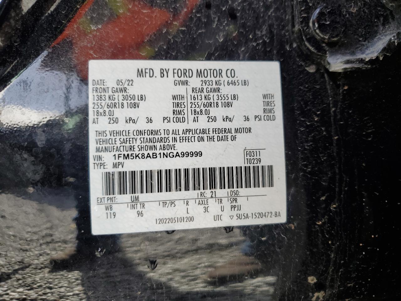 FORD EXPLORER POLICE INTERCEPTOR