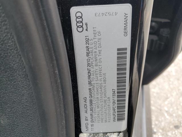 2016 AUDI S6 PREMIUM WAUF2AFC1GN113347