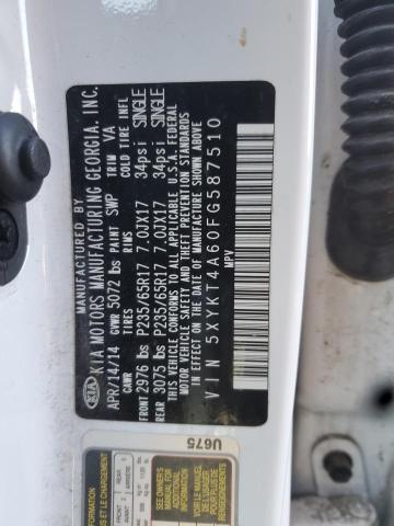 2015 KIA SORENTO LX - 5XYKT4A60FG587510