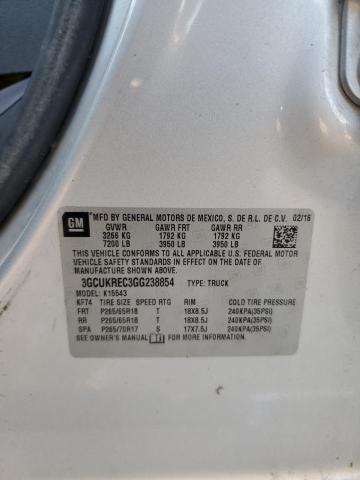 2016 CHEVROLET SILVERADO - 3GCUKREC3GG238854