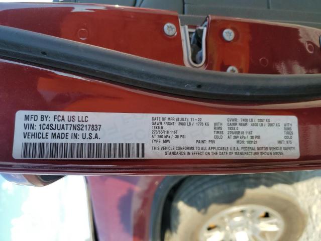 2022 JEEP WAGONEER S 1C4SJUAT7NS217837
