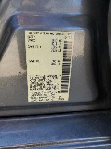 2015 NISSAN ALTIMA 2.5 - 1N4AL3AP3FC425878