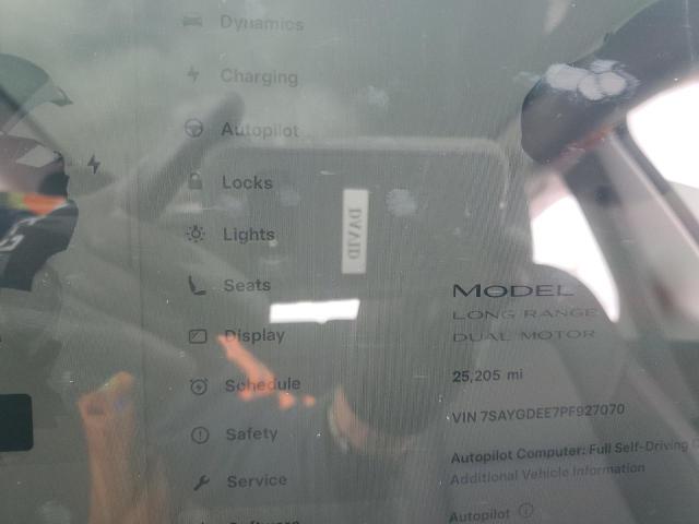 2023 TESLA MODEL Y 7SAYGDEE7PF927070