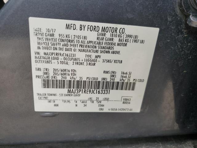 2018 FORD ECOSPORT S - MAJ3P1RE9JC163331