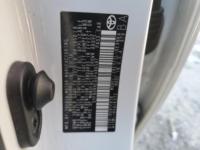 2016 TOYOTA COROLLA L - 5YFBURHE6GP486587