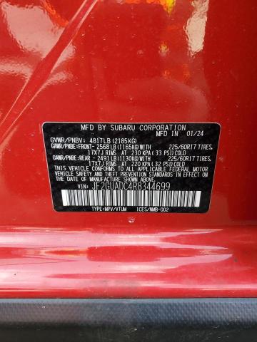 2024 SUBARU CROSSTREK PREMIUM JF2GUADC4R8344699