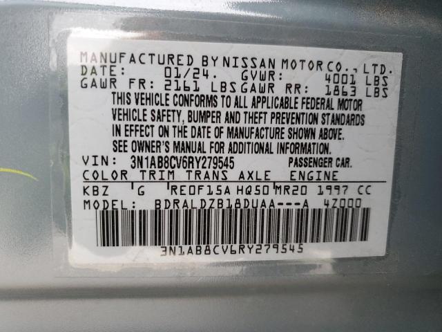 2024 NISSAN SENTRA SV - 3N1AB8CV6RY279545