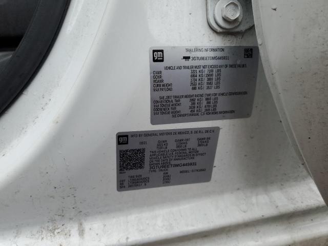 2021 GMC SIERRA K15 3GTU9EET0MG445931