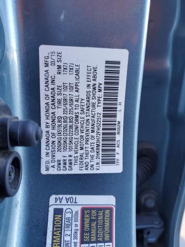 2015 HONDA CR-V EXL - 2HKRM3H72FH522512