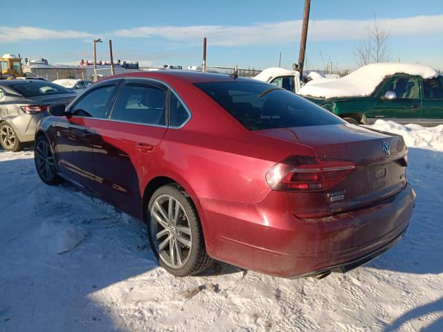 VOLKSWAGEN PASSAT S 2016 burgundy  gas 1VWAT7A35GC051772 photo #3