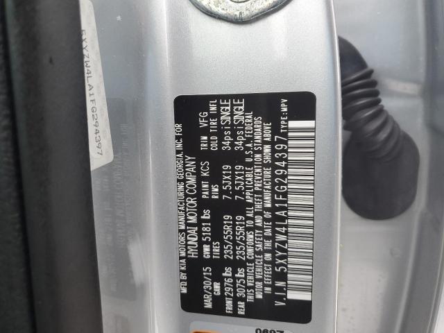 2015 HYUNDAI SANTA FE S - 5XYZW4LA1FG294397
