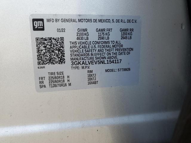 2022 GMC TERRAIN SL - 3GKALVEV5NL154117