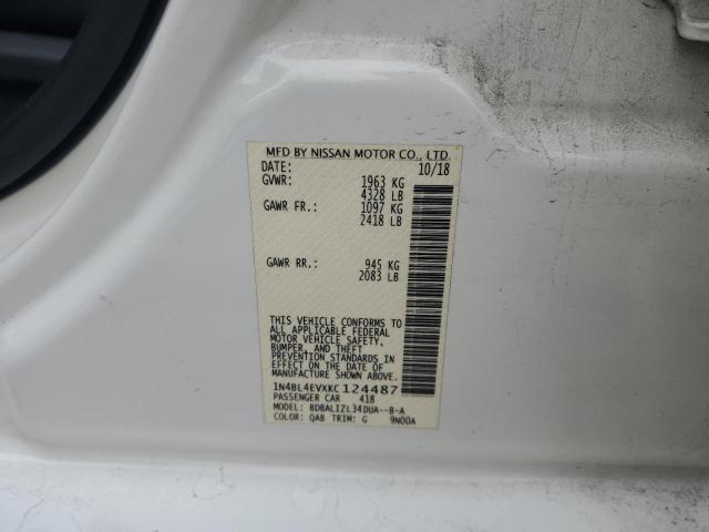 2019 NISSAN ALTIMA SL - 1N4BL4EVXKC124487