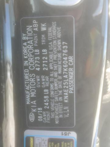 KNAE25LA7K6047637 2019 KIA STINGER