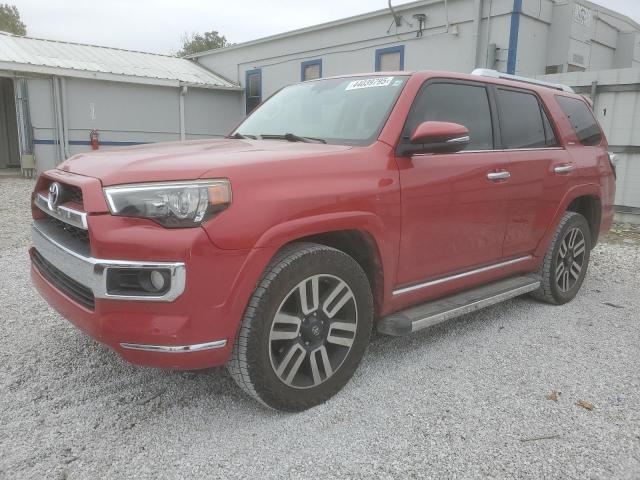 TOYOTA 4RUNNER SR 2016 red 4dr spor gas JTEBU5JR4G5298083 photo #1