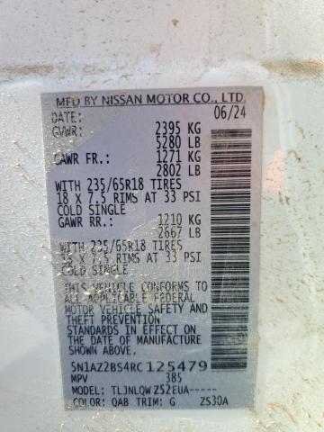 2024 NISSAN MURANO SV - 5N1AZ2BS4RC125479