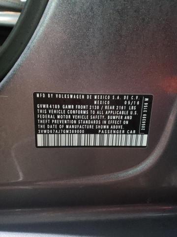 2016 VOLKSWAGEN JETTA SE - 3VWD67AJ7GM389000