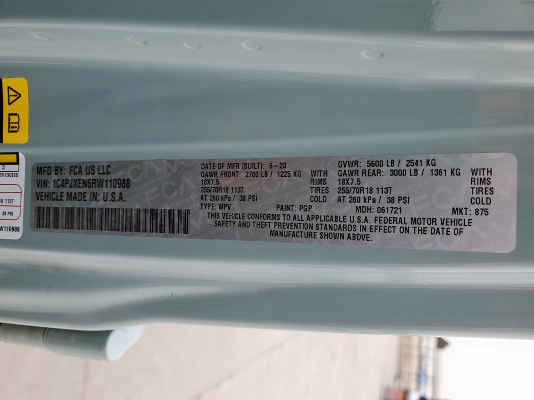 2024 JEEP WRANGLER S - 1C4PJXEN6RW110988