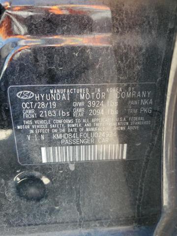 2020 HYUNDAI ELANTRA SE - KMHD84LF0LU024924