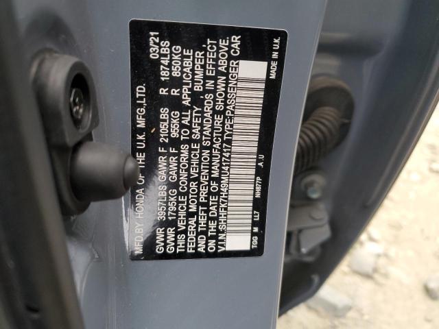 2021 HONDA CIVIC SPOR - SHHFK7H49MU417417