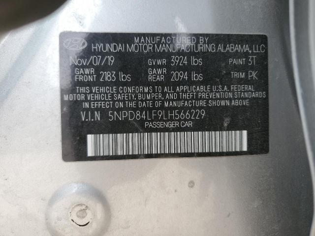 2020 HYUNDAI ELANTRA SE - 5NPD84LF9LH566229