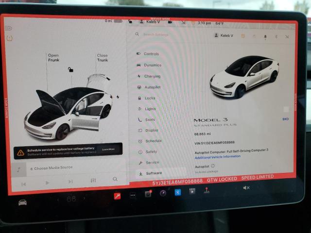 2021 TESLA MODEL 3 - 5YJ3E1EA6MF058868