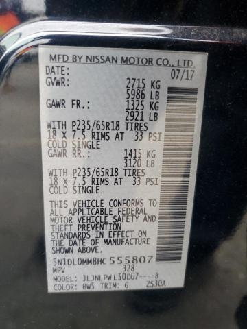 2017 INFINITI QX60 5N1DL0MM8HC555807