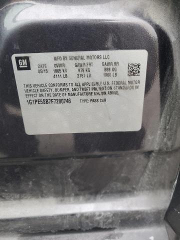 2015 CHEVROLET CRUZE LT - 1G1PE5SB7F7280746