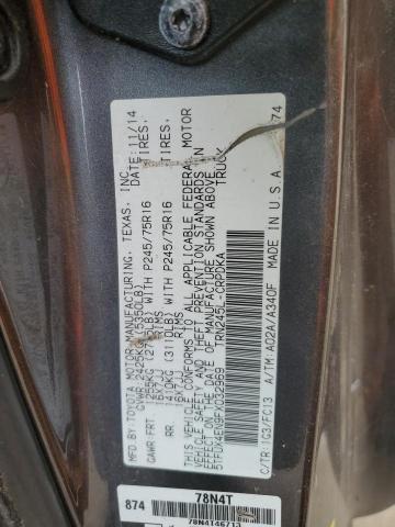 2015 TOYOTA TACOMA ACC 5TFUX4EN9FX032969